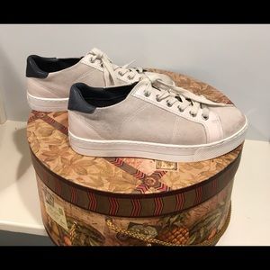 COACH womens suede sneakers